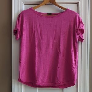 Talbots Fuchsia Short Sleeve Tee